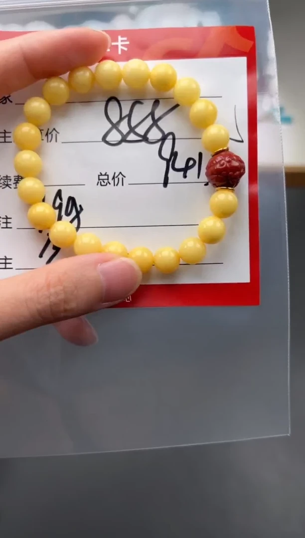 未镶嵌蜜蜡裸石G***?手串手串