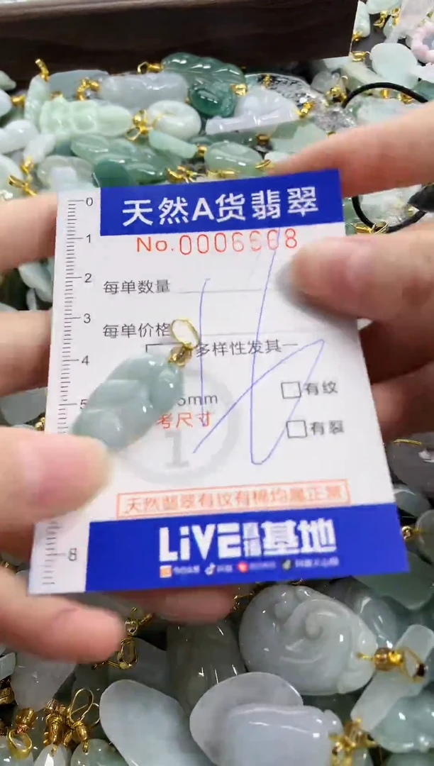 颈饰未镶嵌翡翠天然A货翡翠