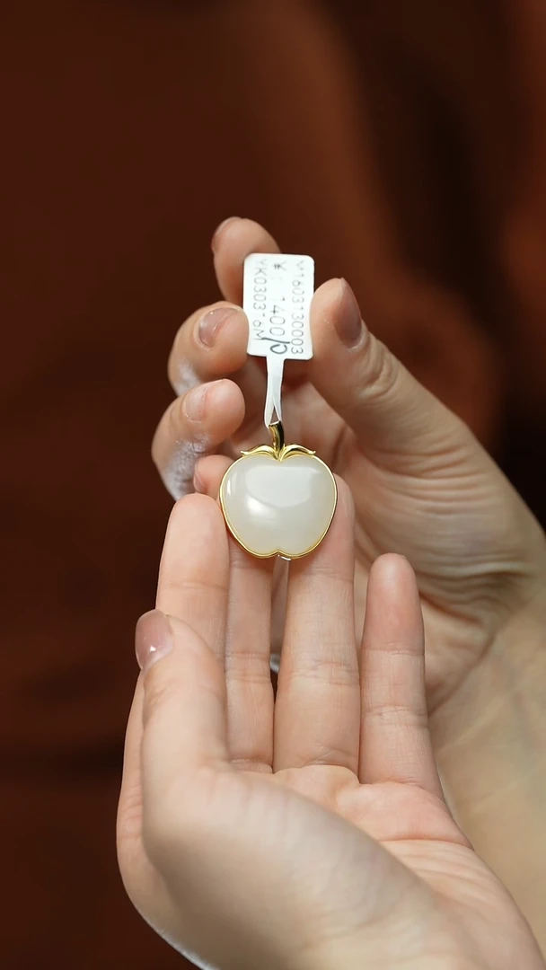 【闪购商品】和田玉吊坠银S925镶嵌吊坠