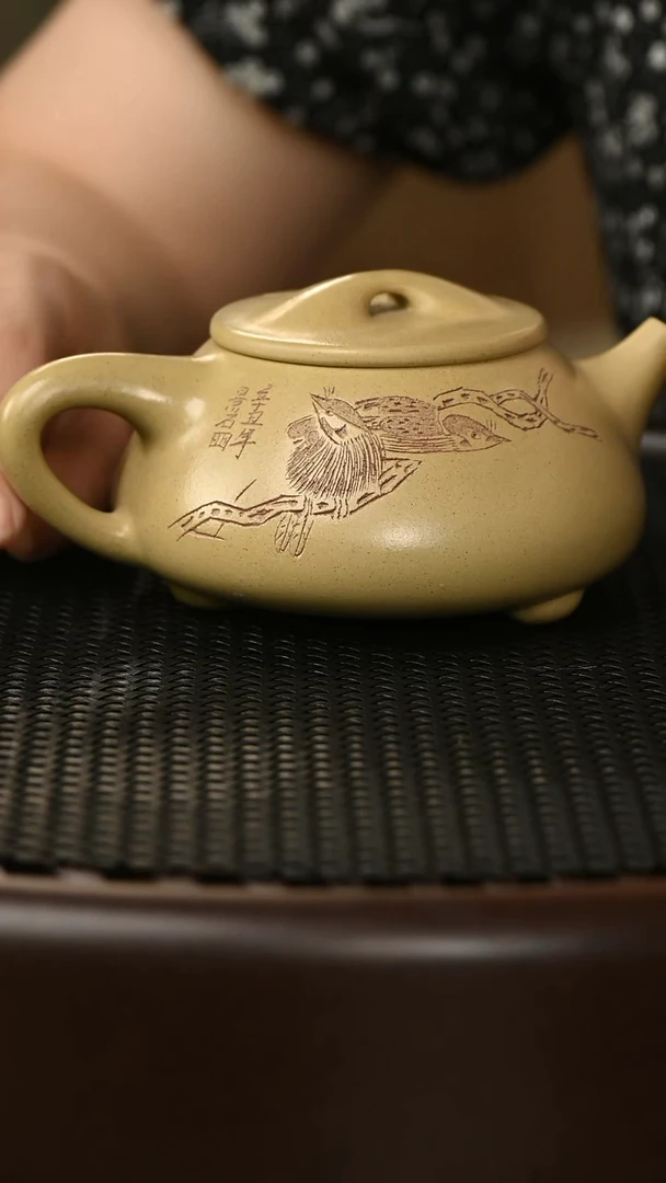 茶壶紫砂782宜兴原矿紫砂景舟石瓢