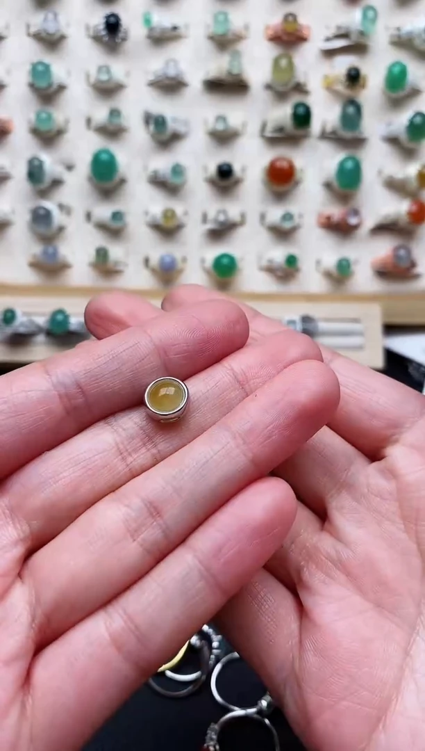 【闪购商品】翡翠颈饰银S925镶嵌天然翡翠111  9+