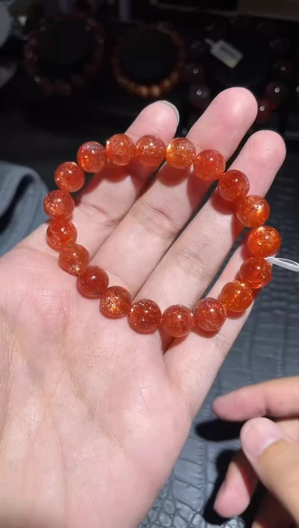 【闪购商品】日光石手链未镶嵌金太阳单圈A10（多样性发其一）
