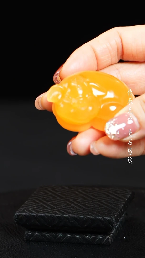 【闪购商品】印尼石田黄石彩冻石印章摆件把件