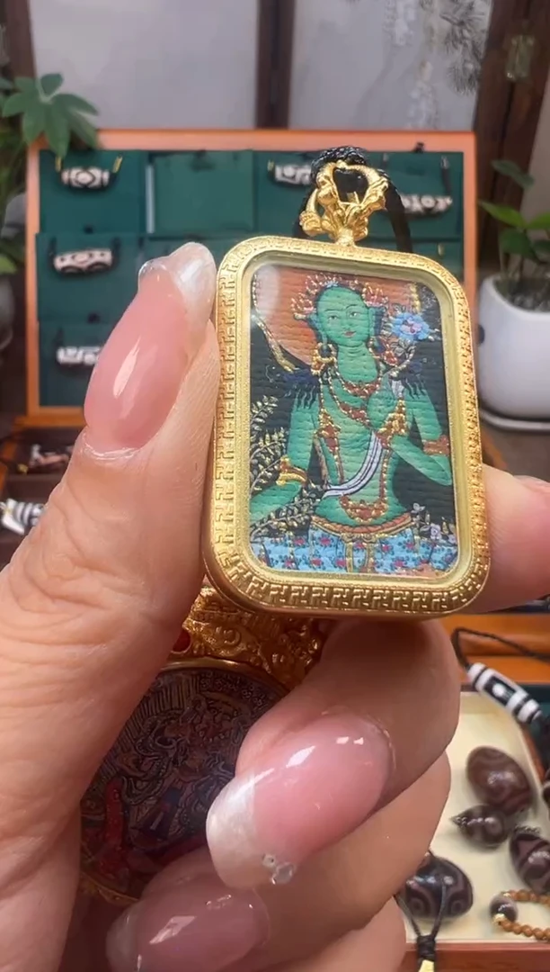 吊坠蚊****嘴100.天禧珠宝唐卡吊坠