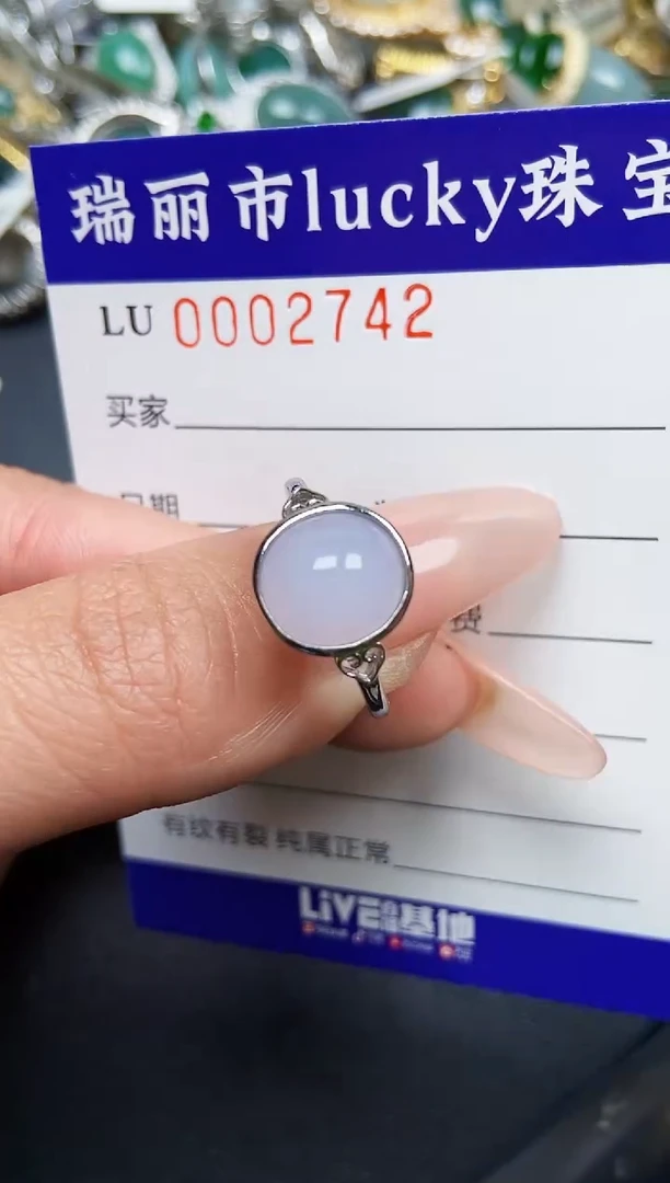 【闪购商品】翡翠颈饰银S925镶嵌2742