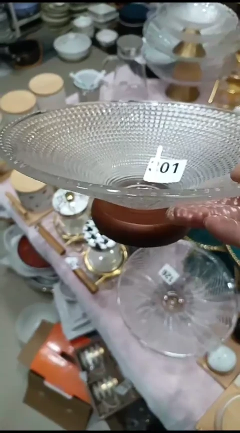 瓷301玻璃果盘随机发一个