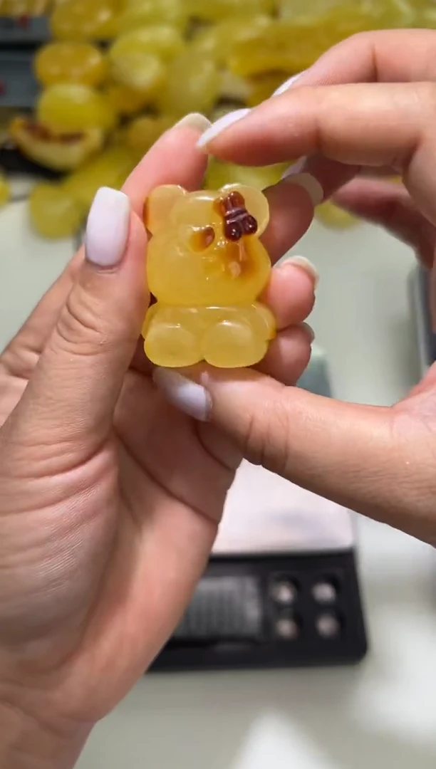裸石琥珀未镶嵌琥珀蜜蜡吊坠