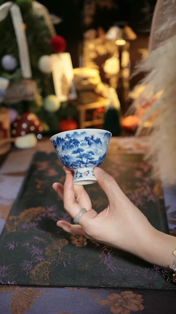 景林藏 岁月如歌高足杯