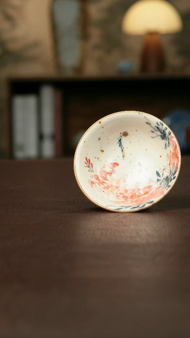 景德镇陶瓷杯碗柴烧多人