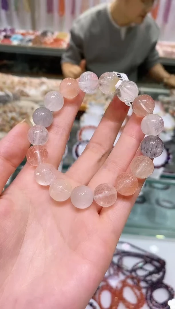 未镶嵌手链水晶 多样性发其一兔毛12+