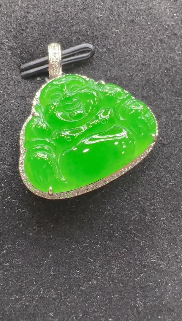 吊坠(不含链)18K金镶嵌翡翠多样性团购发一件