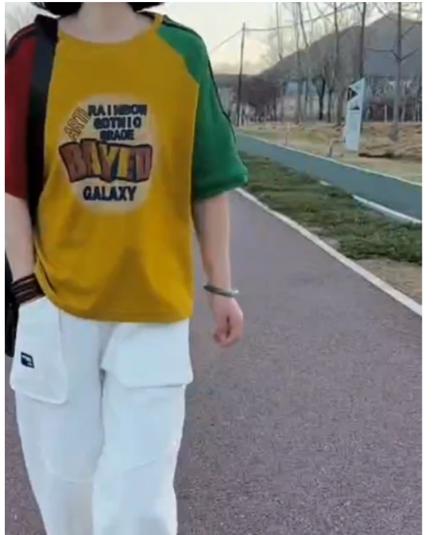 325S06887休闲洋气百搭减龄优雅设计感衫新款舒衫适女士宽松个