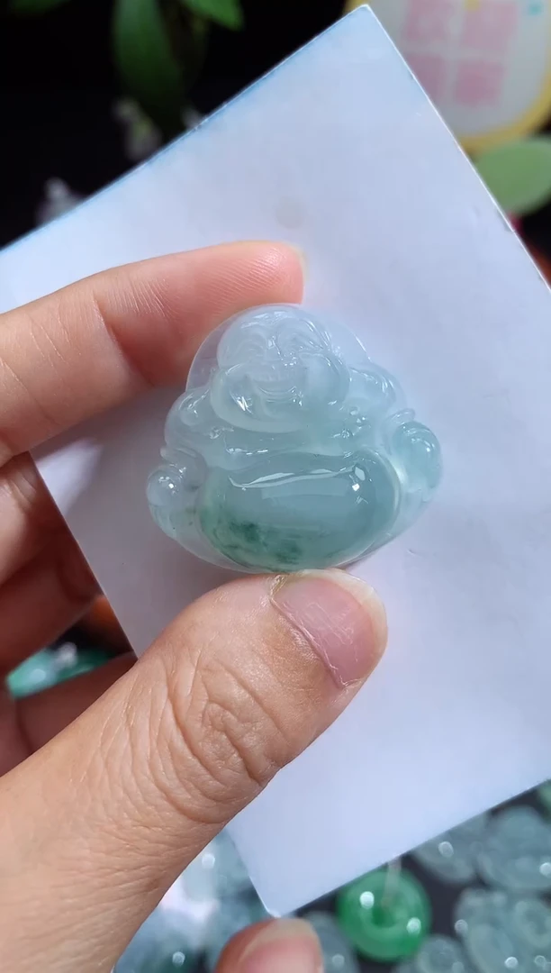 颈饰未镶嵌翡翠佛公