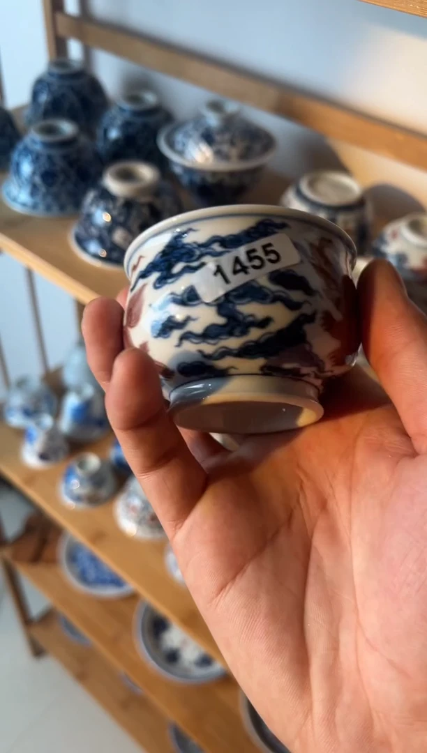 1455天禄言瓷纯手绘茶器