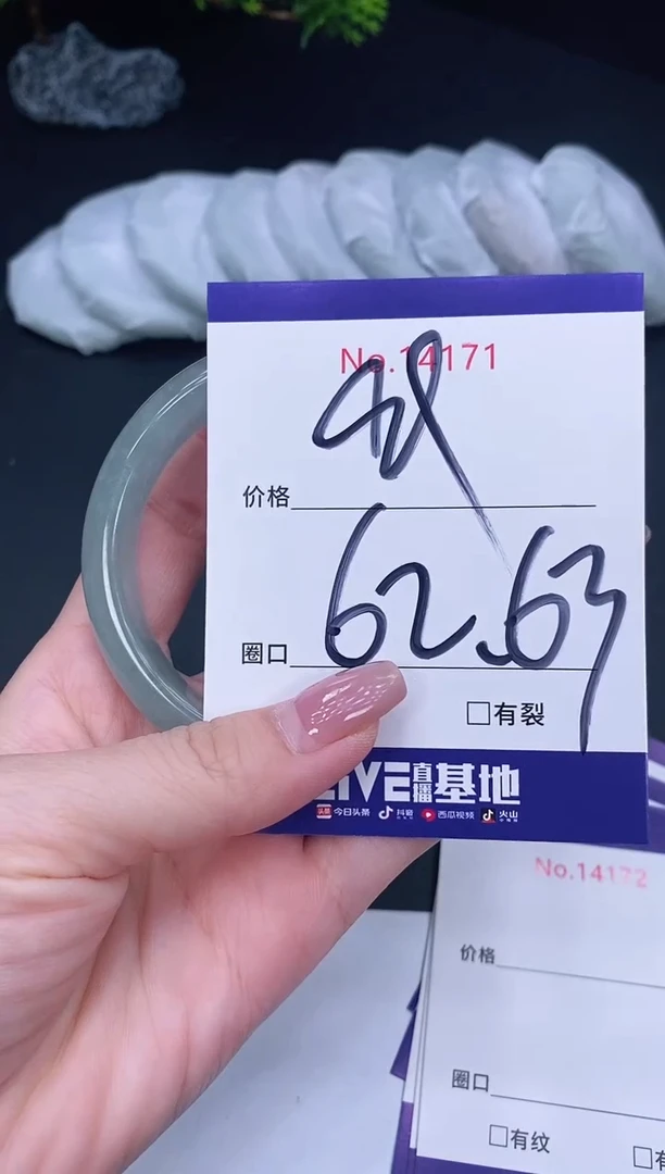 未镶嵌手镯翡翠14171