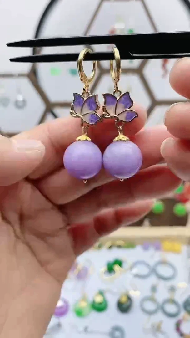 未镶嵌耳饰玛瑙/玉髓80