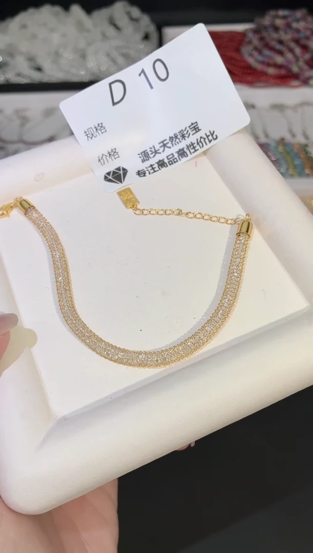 合成立方氧化锆925银多样性发一D10