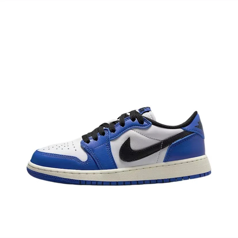 Nike/耐克GS大童低帮AJ1Low OG赛车蓝板鞋休闲鞋CZ0858-140