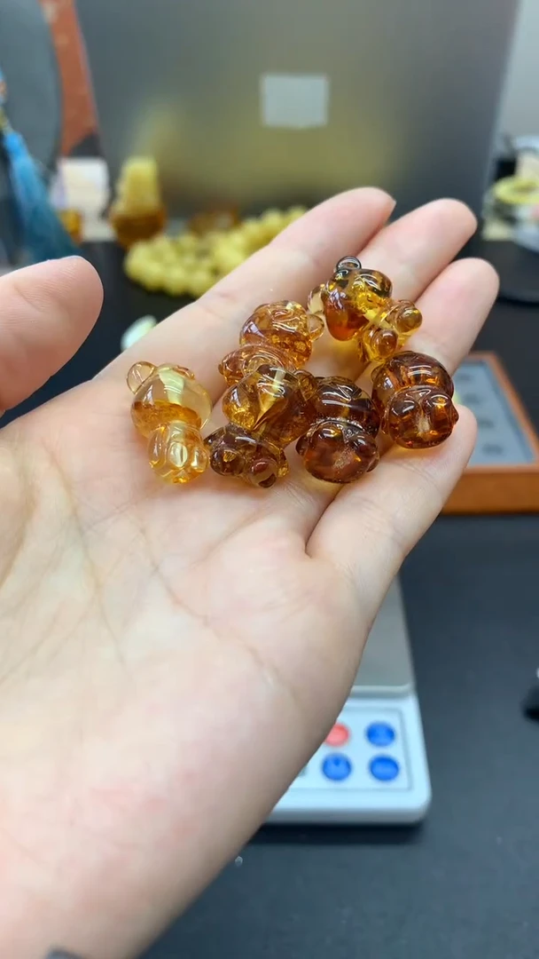 未镶嵌琥珀珠宝奇石2196多样性发其一默认有瑕