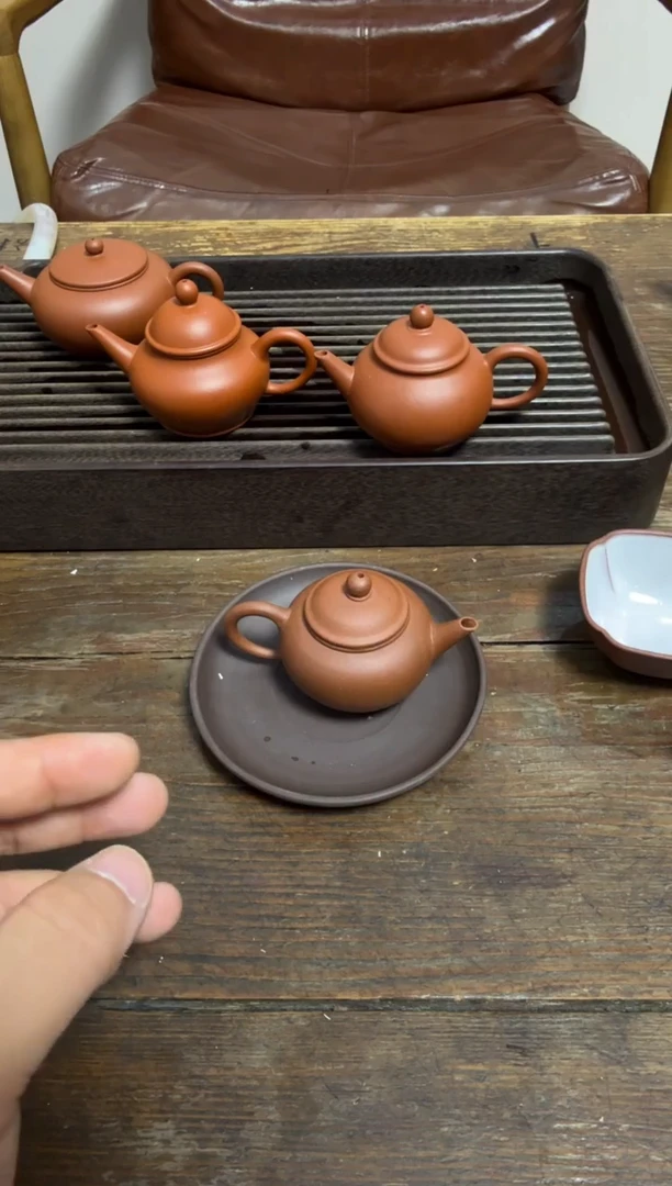 茶壶紫砂螺***虎紫泥盘子一个