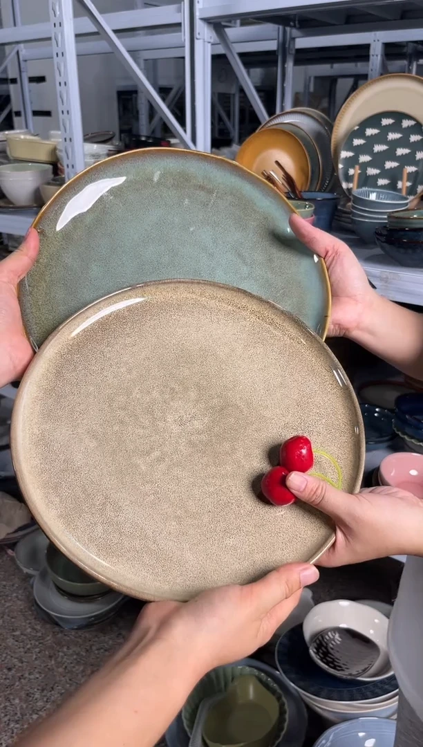 陶瓷外贸尾货瑕疵满20包邮X2 大盘组合