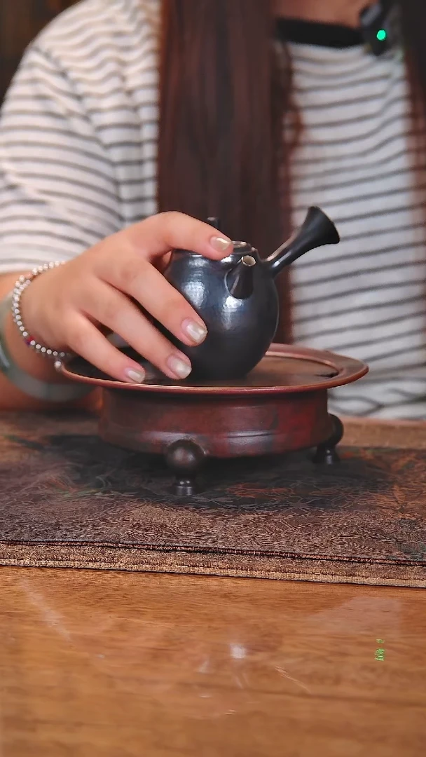 盛唐工坊 足银999 手工泡茶壶