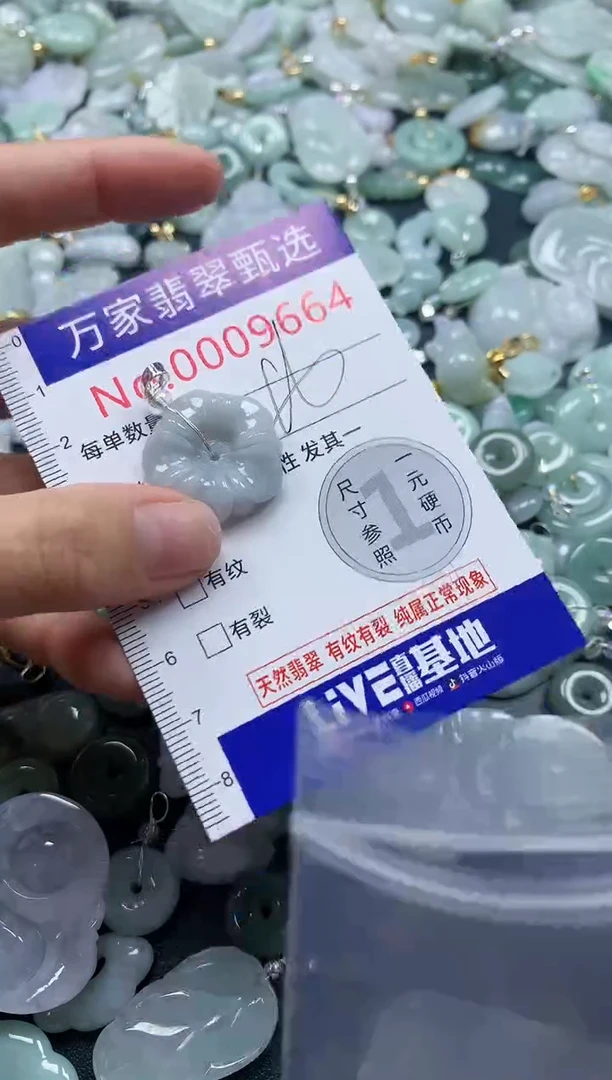 吊坠(不含链)未镶嵌翡翠9664