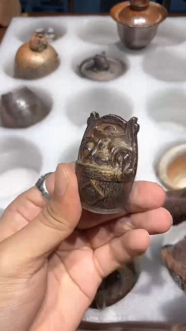 陶瓷奢瓷/瑞寅柴烧茶器（茶宠）1023