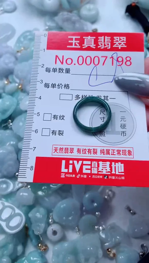 吊坠(不含链)未镶嵌翡翠7198