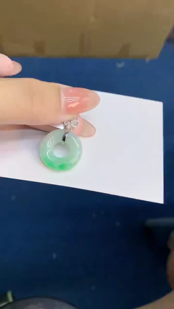 翡翠未镶嵌颈饰           1