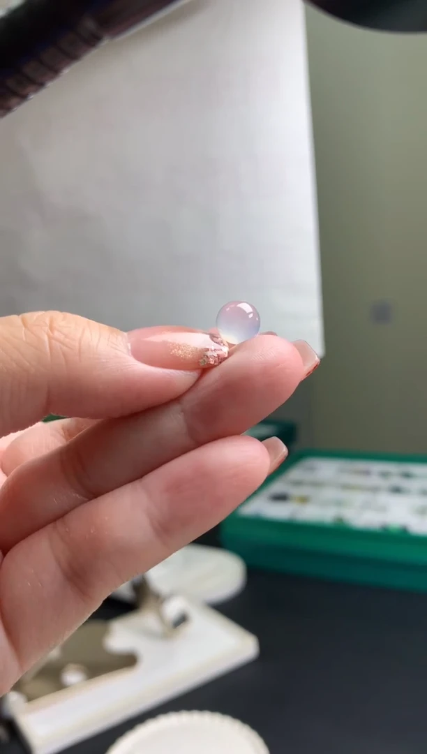 未镶嵌定制翡翠卡7.6mm