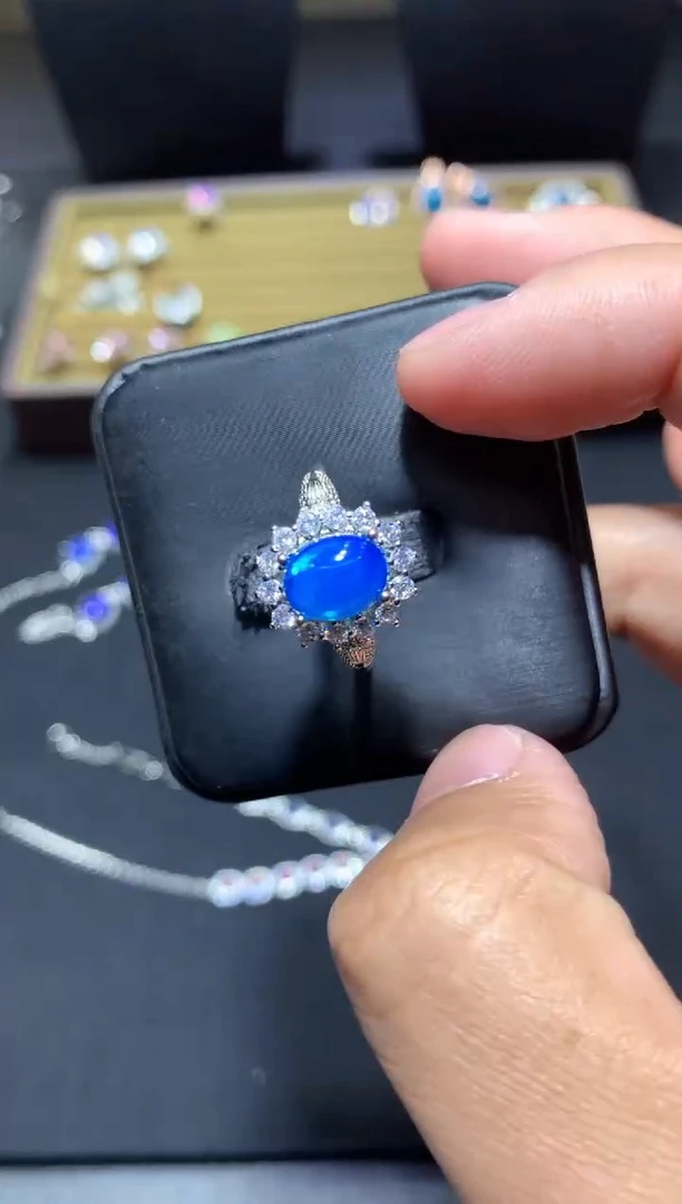 未镶嵌欧泊戒指E52【多样性发其一】