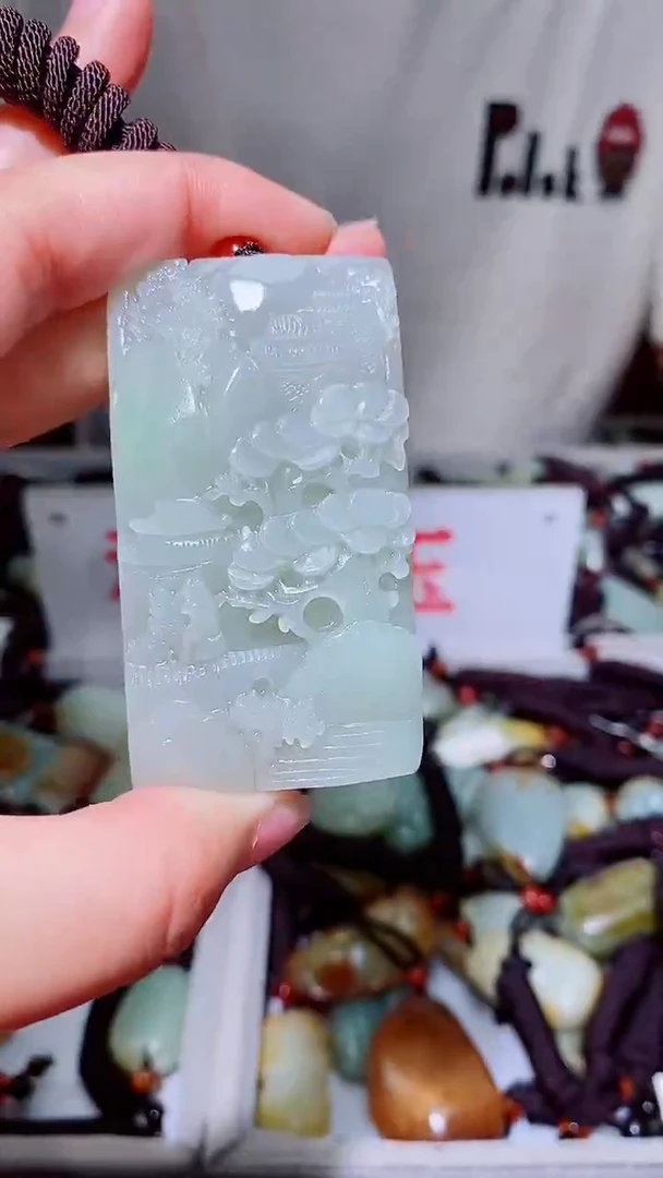 和田玉合金颈饰1
