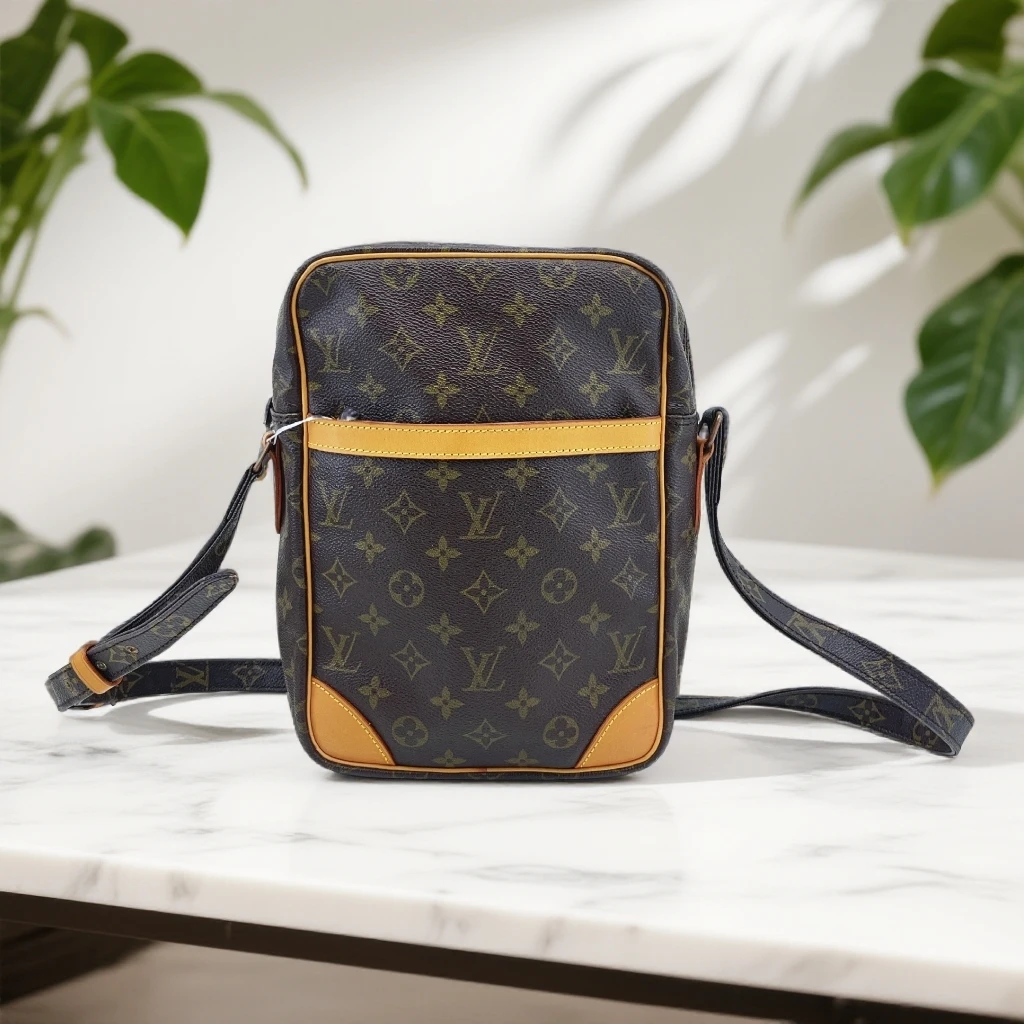 95新 LouisVuitton/路易威登  老花相机斜挎包  1728 1749