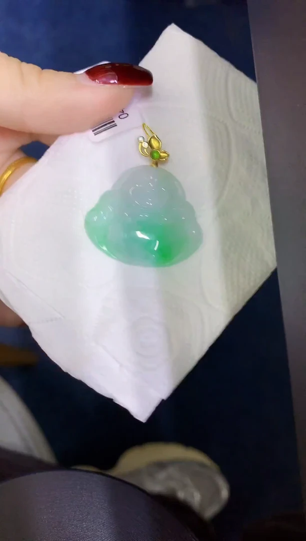 颈饰未镶嵌翡翠缅甸天然翡翠A货