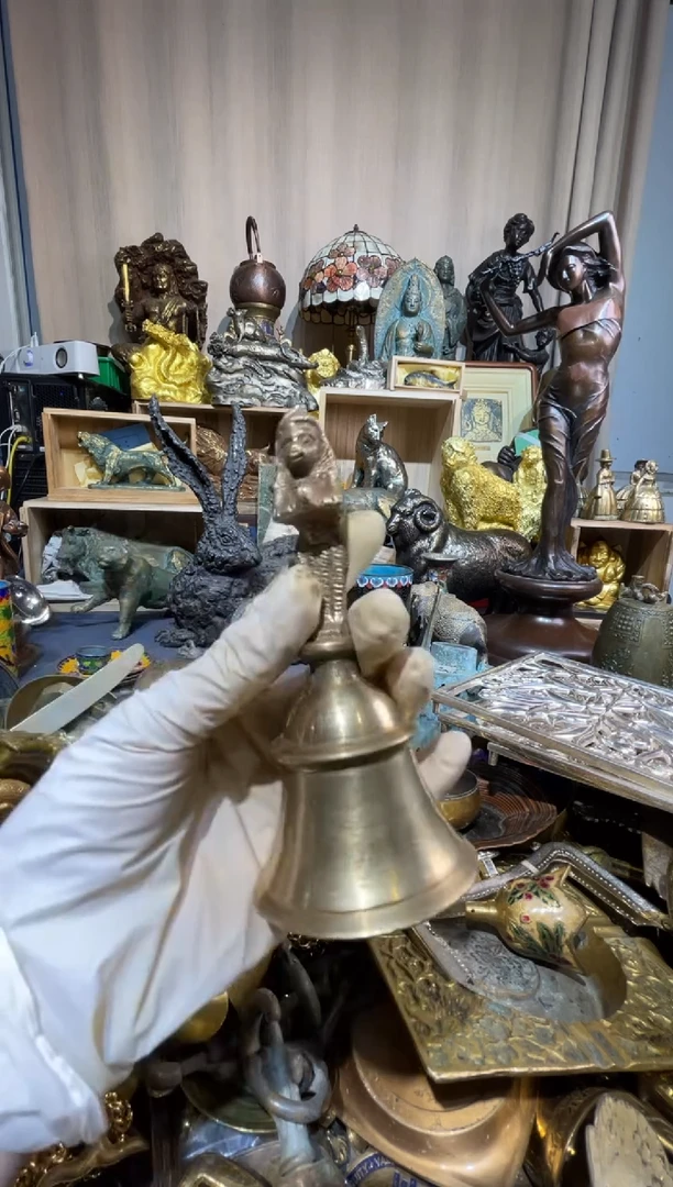 茶盏大阪中古铜器摆件68