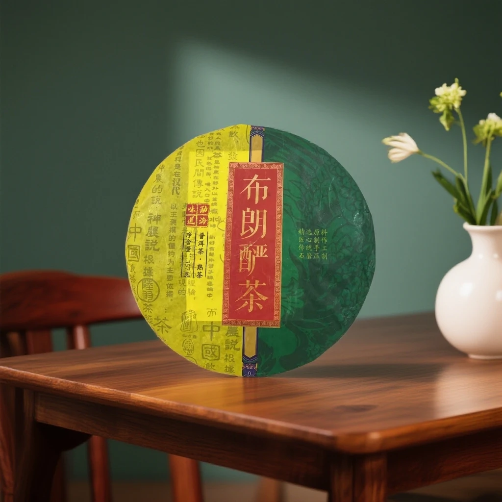 【以茶之铭】布朗酽茶357g熟茶精选原料传统手工回甘生津 （带茶样）