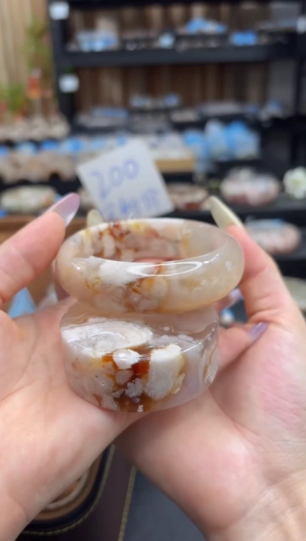 未镶嵌手镯石英质玉A572(59圈赠送镯心)