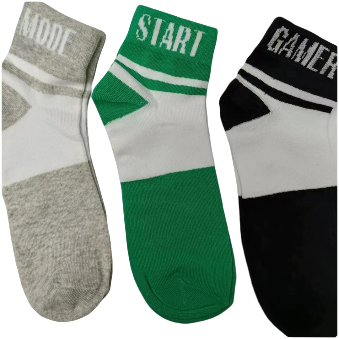 夏季透气网袜吸汗透气棉袜百搭款