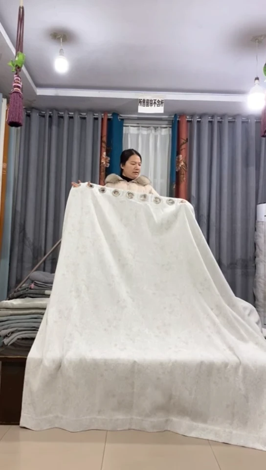 布成品窗帘  3.7+2