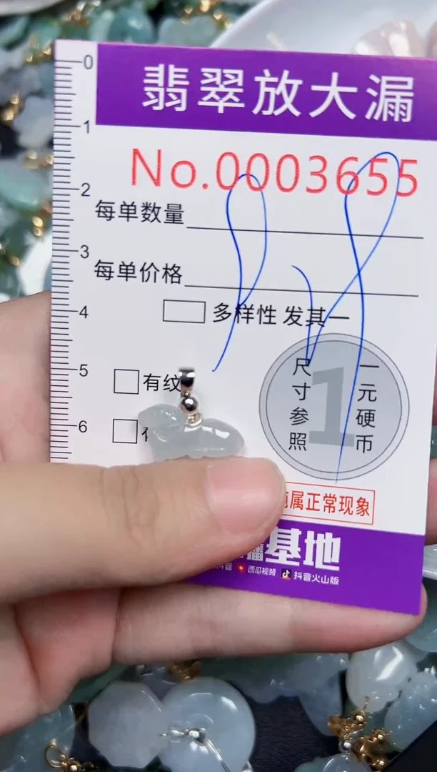 颈饰未镶嵌翡翠3655