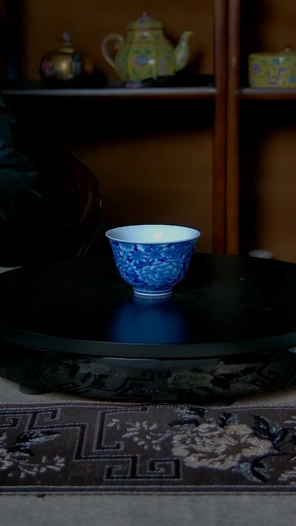 景德镇手工万花主人杯