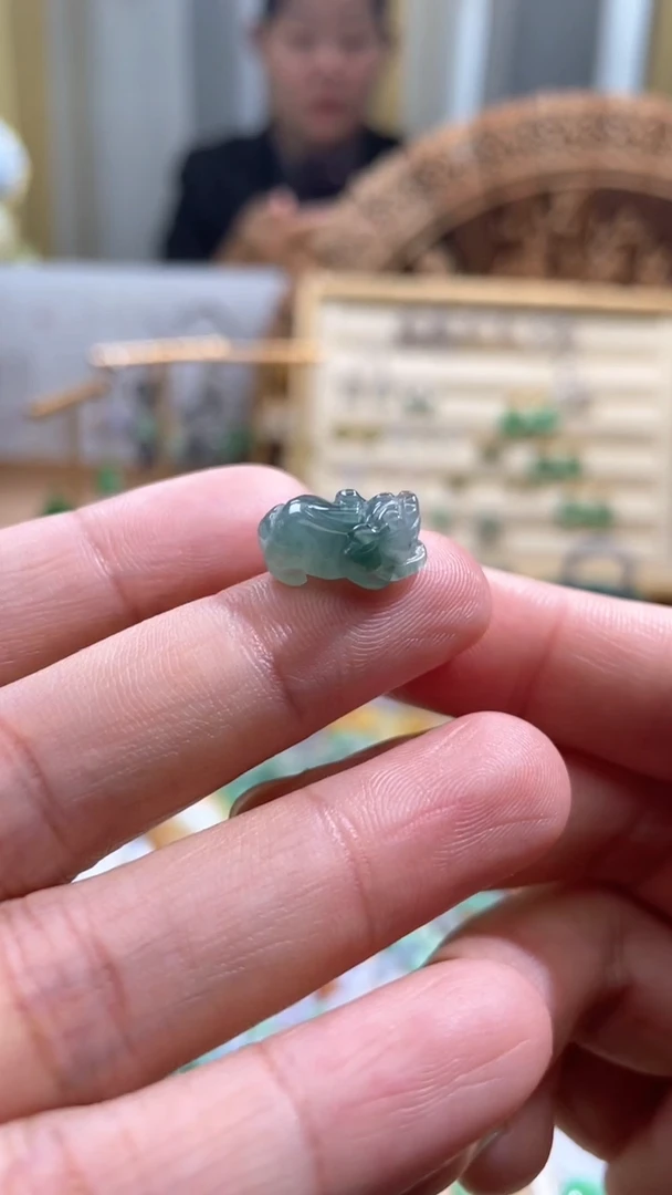 【闪购商品】翡翠颈饰未镶嵌貔貅
