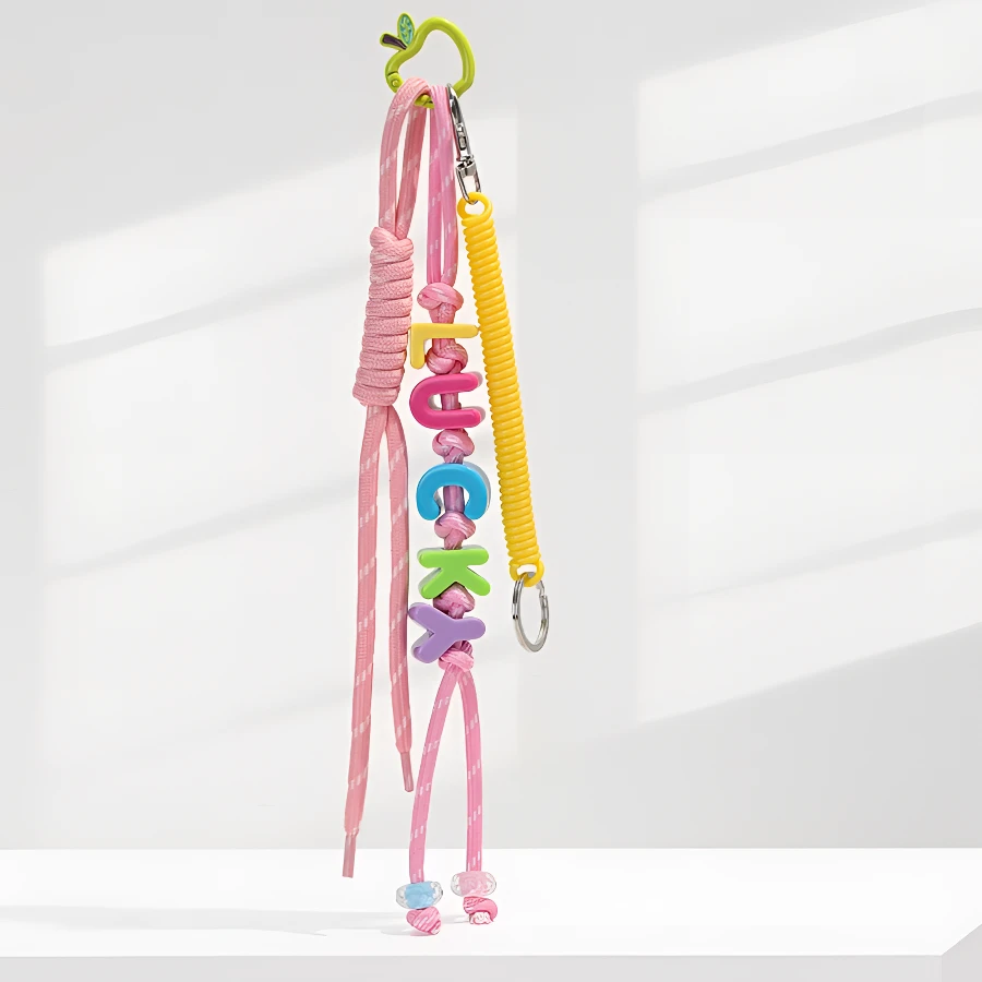 可爱多巴胺亚克力字母包包挂件钥匙扣精致包挂饰女礼物小众高级感