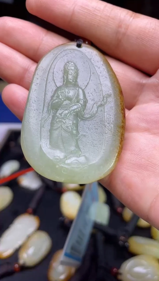 颈饰未镶嵌和田玉123