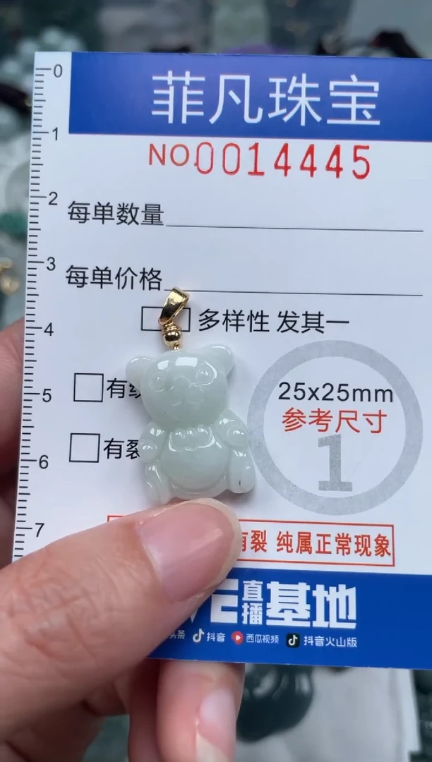 颈饰未镶嵌翡翠14445