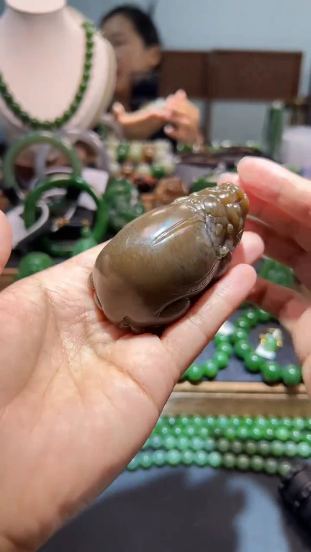 和田玉未镶嵌挂件1