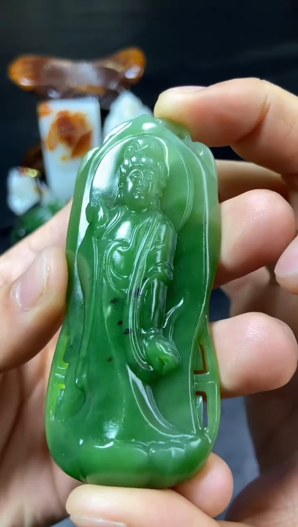 【闪购商品】和田玉（糖玉）挂件未镶嵌和田玉