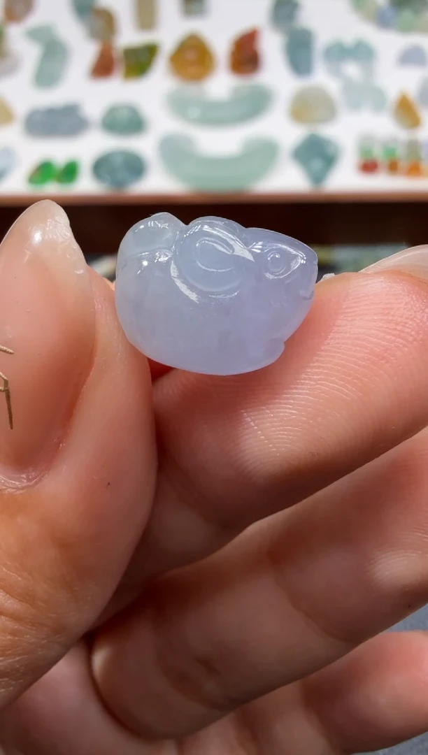 未镶嵌定制翡翠10.2*10.3*7.2