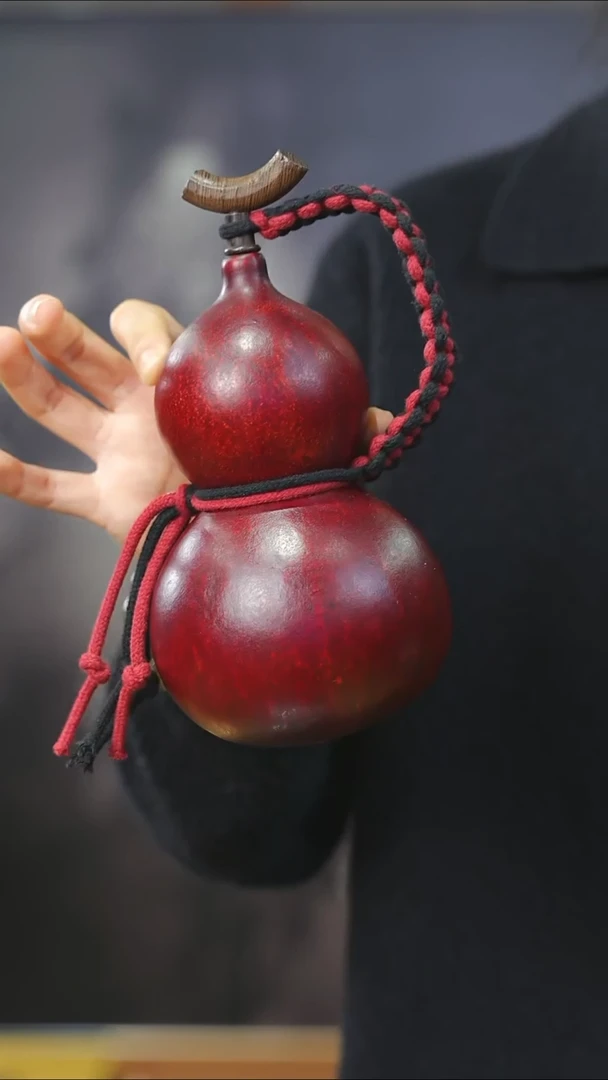 【闪购商品】XH282大漆酒葫芦不包手串及旋转底座